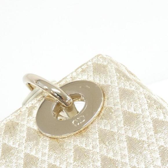 Christian Dior Dior Or Lady Dior Mini Leather Gold White - Picture 5 of 7